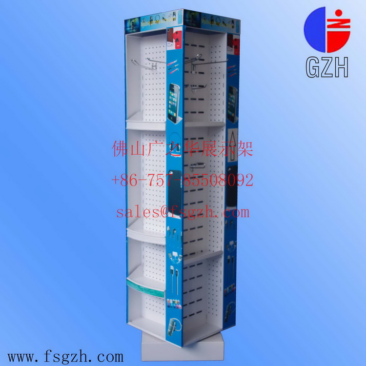 产品型号：GZH-448 4-sided spinning tower display rack