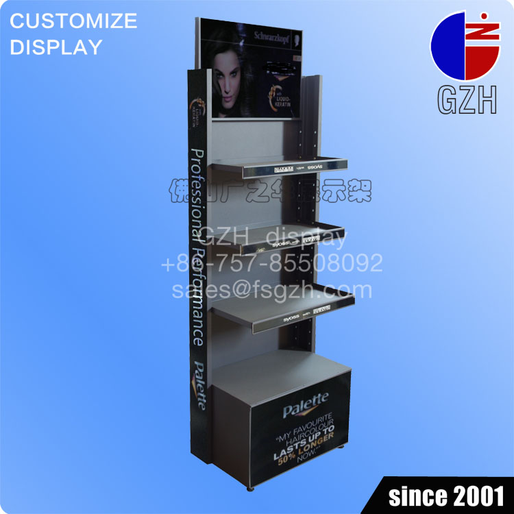 产品型号：GZH-259 custom display rack for shampoo and lotion