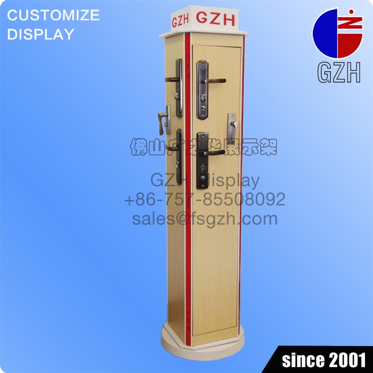 产品型号：GZH-1942 spin gyrate display rack for locks